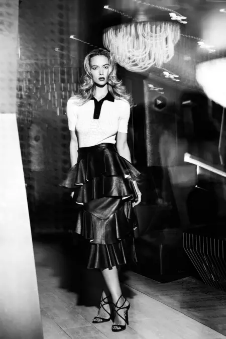 Hannah Ferguson dá o glam á revista Mojeh