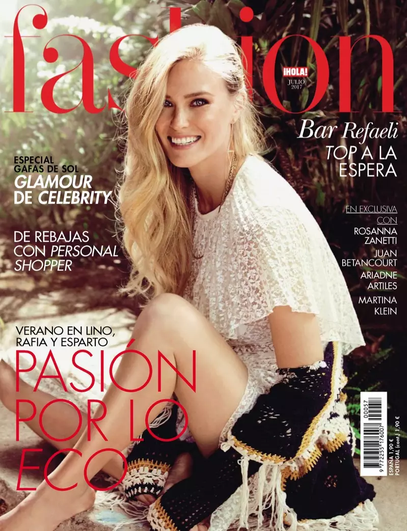 Bar Refaeli su Hola! Moda luglio 2017 Copertina