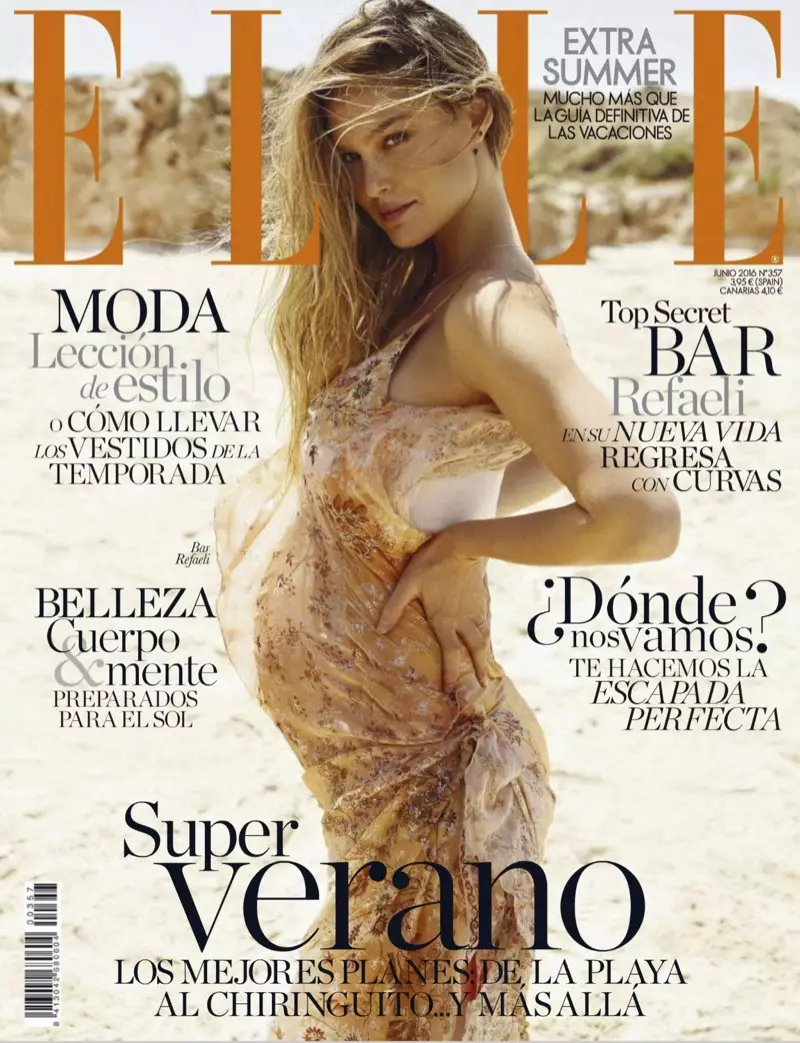 Bar Refaeli uz ELLE Spānijas 2016. gada jūnija vāka