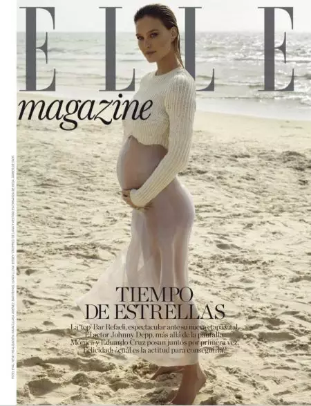 Bar Refaeli embarazada luce absolutamente radiante en ELLE España