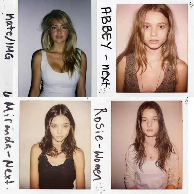 Modellərin İlk Polaroidləri: Kate Upton, Karlie Kloss, Miranda Kerr