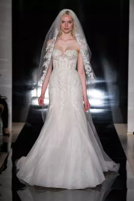 Reem Acra Bridal Spring 2017: Romantikong Drama