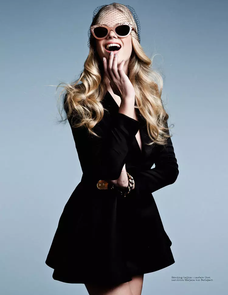 Valerie Van Der Graaf Stars in Elle Serbia May 2013