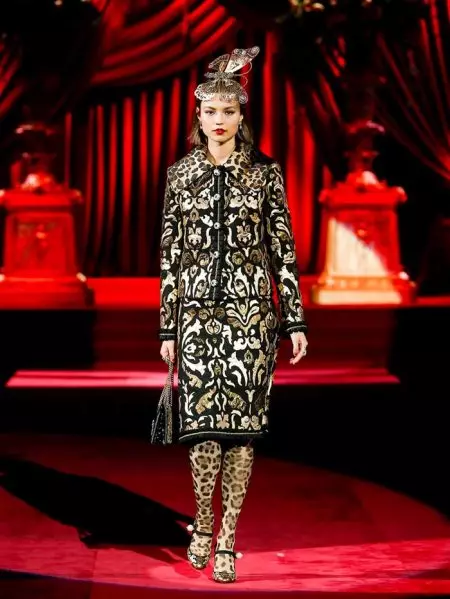 Dolce & Gabbana 2019 წლის შემოდგომა/ზამთარი ასაფრენი ბილიკი 7621_159