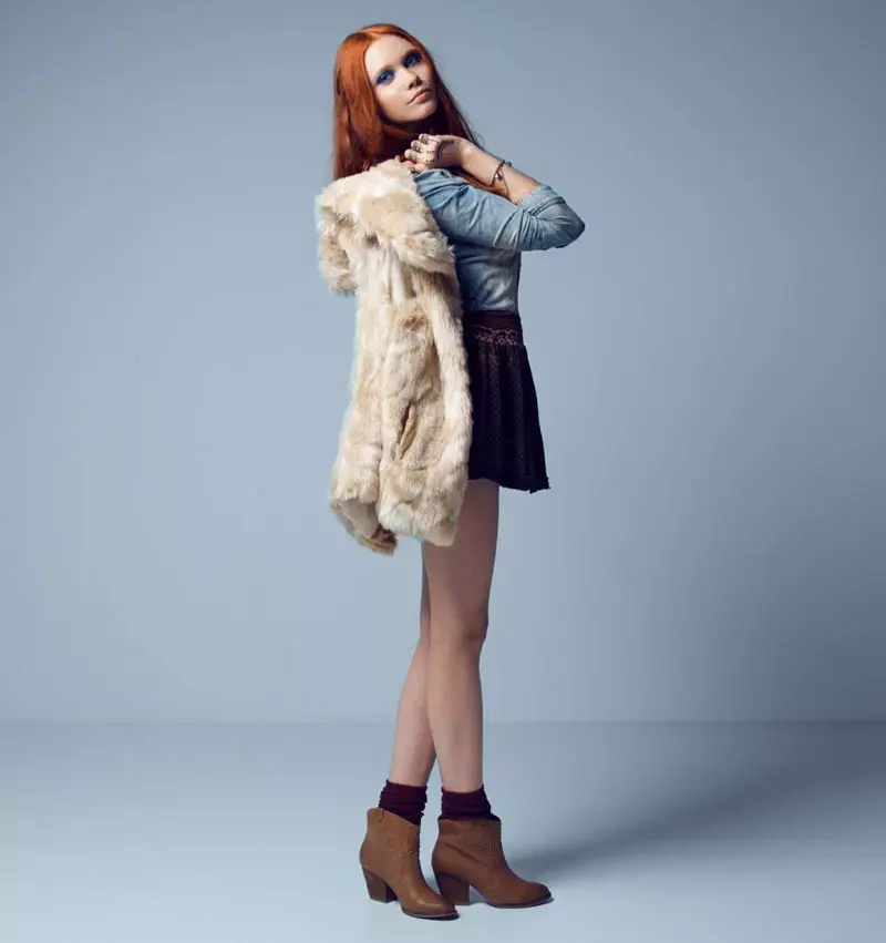 BSK của Bershka Trông Tây cho Lookbook tháng 10 năm 2012