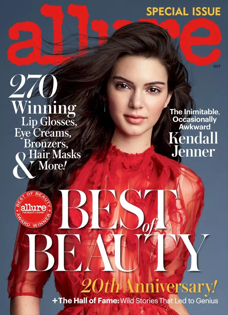 Kendall Jenner sa Allure Magazine Oktubre 2016 Cover