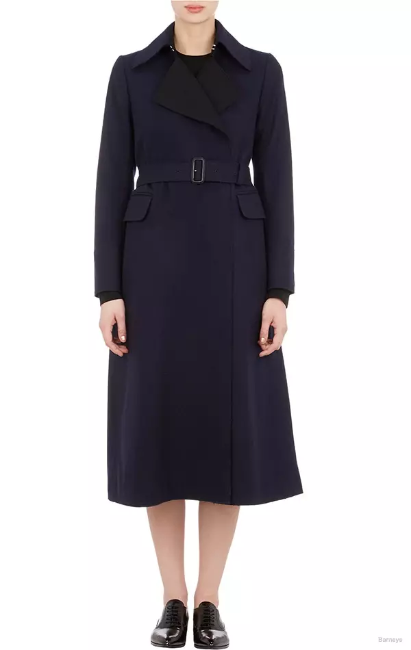 Sacai Luck Pleat-Black Belted Trench Coat በ$1,495 ይገኛል።