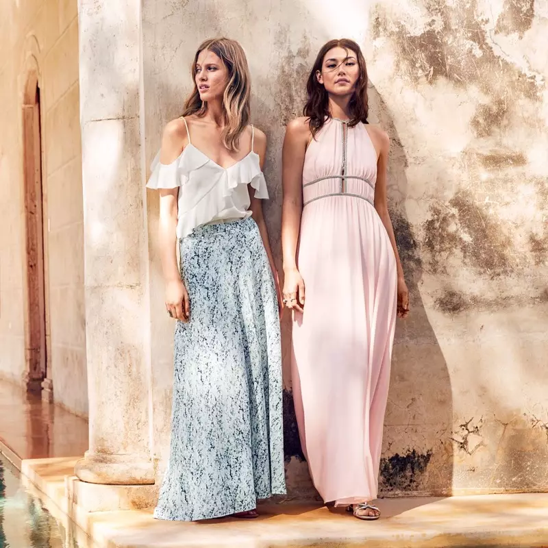 Tenda Lookbook de vestidos de festa de verán de H&M 2017