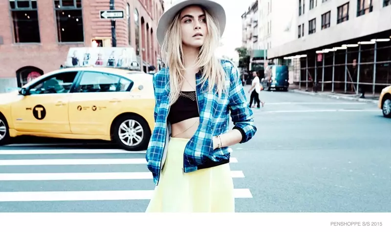 Cara Delevingne käyttää katutyyliä Penshoppe Spring '15 -mainoksissa