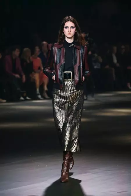 Mae Saint Laurent yn Gweini ar Vibes y 70au ar gyfer Fall 2016