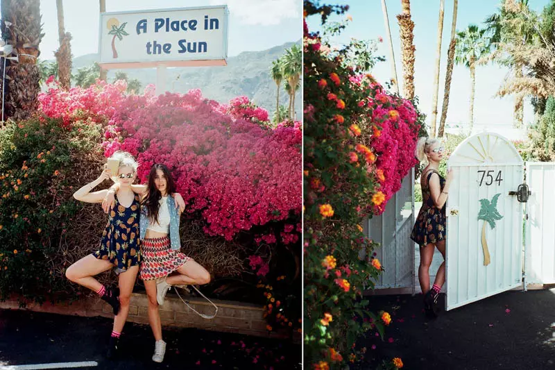 Hannah Holman och Chelsea Tyler har sommarkul för LF Stores Festival Lookbook