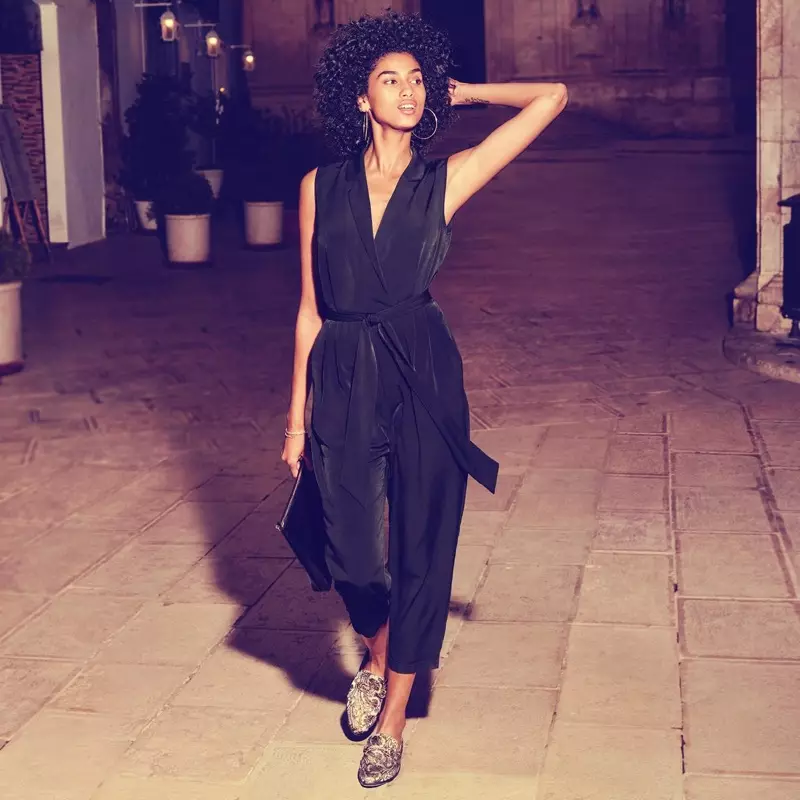 H&M Jumpsuit, Slip-on සපත්තු සහ බෑගය