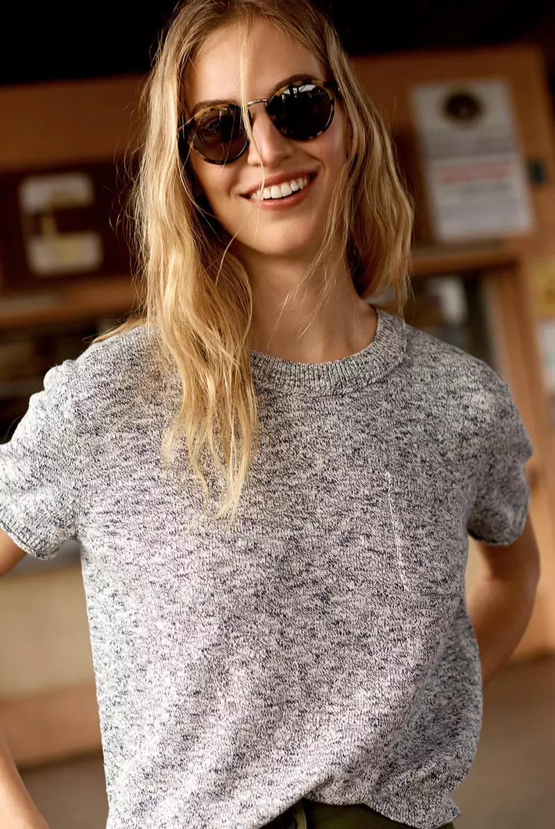 Madewell Pocket Tee-genser og indiosolbriller