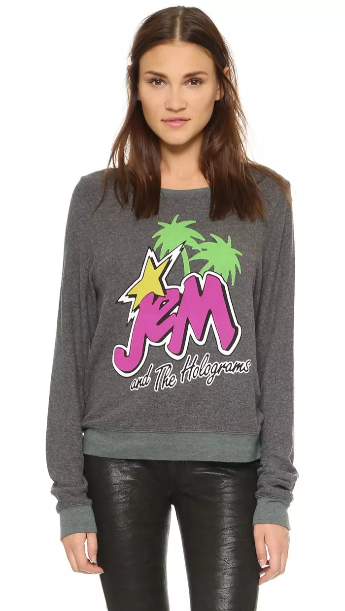 เสื้อสเวตเตอร์ Jem and the Holograms Palm Beach โดย Wildfox