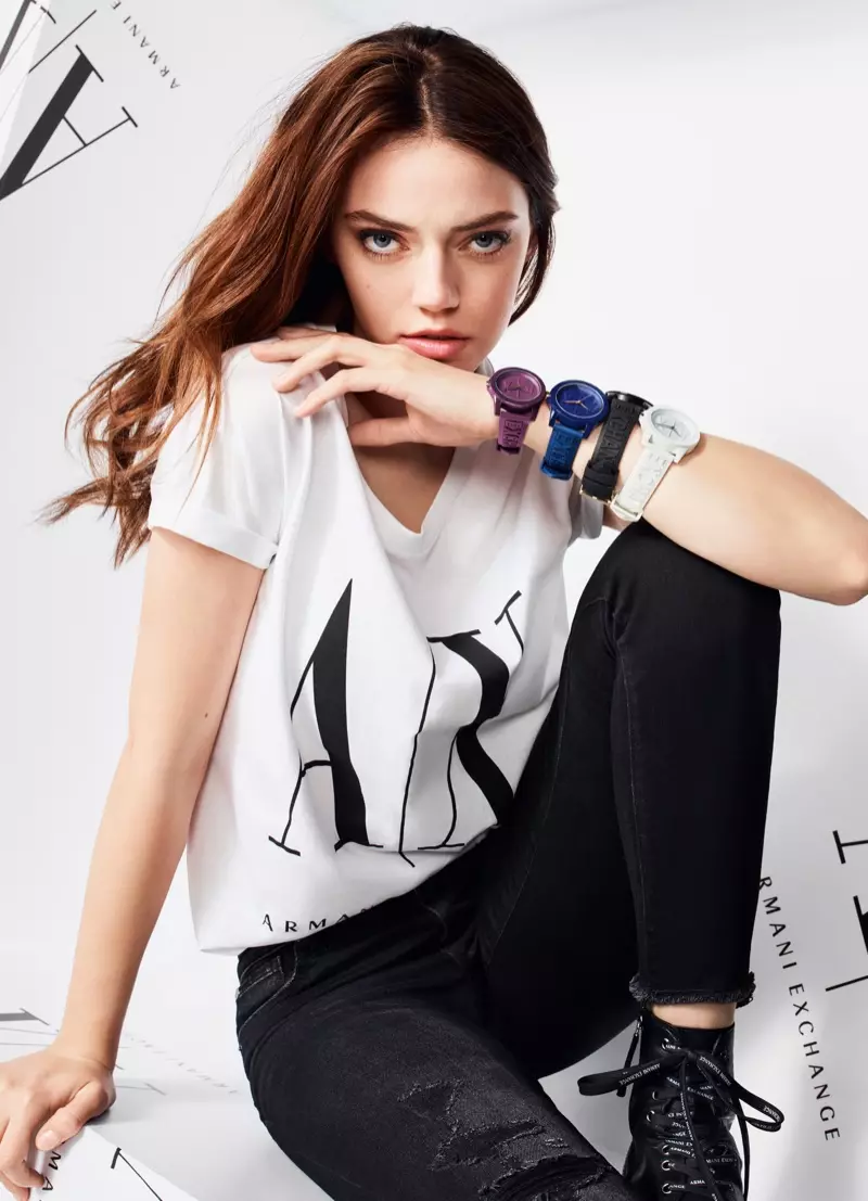 Pyper America Smith 成為 Armani Exchange 2019 秋冬廣告系列的焦點