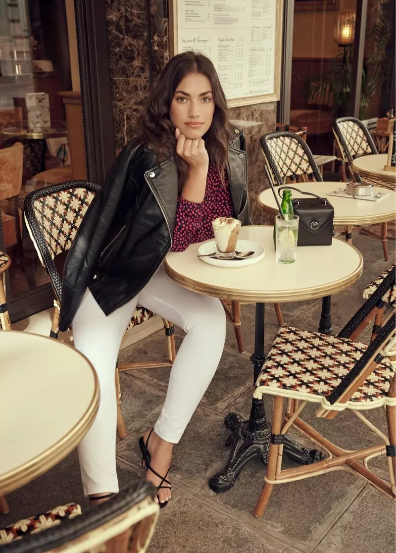 Lorena Duran pozira u Parizu za Violeta by Mango Les Rues de la Mode lookbook jesen-zima 2019.