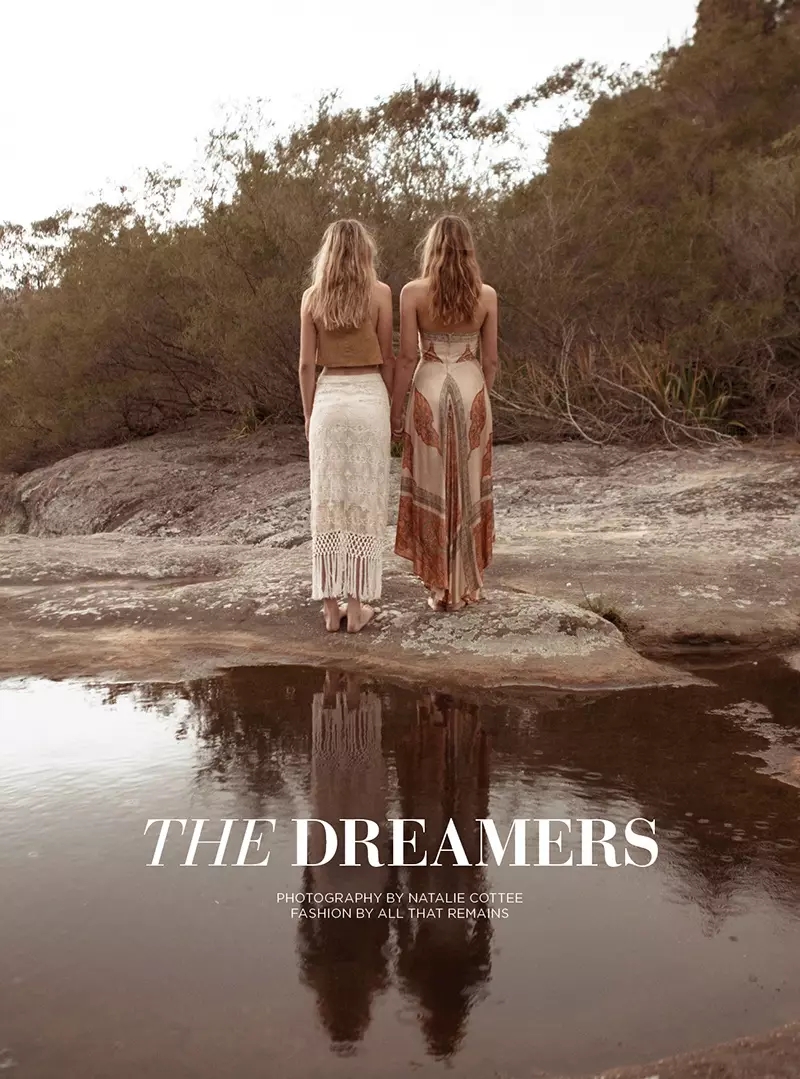 Abbie Weir en Taylah Roberts binne dreamers foar Natalie Cottee Shoot