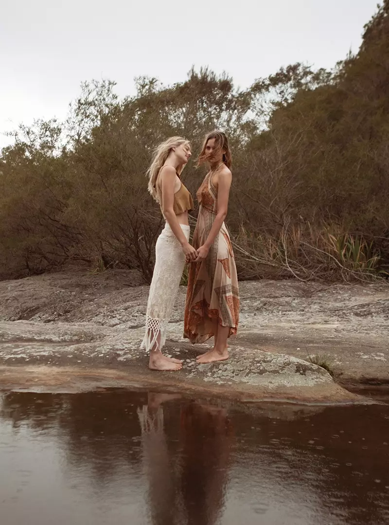 Abbie Weir & Taylah Roberts Huma Dreamers għal Natalie Cottee Shoot