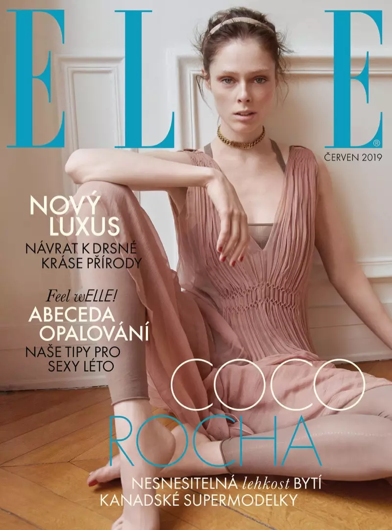 Coco Rocha își arată mișcările de dans pentru ELLE Czech