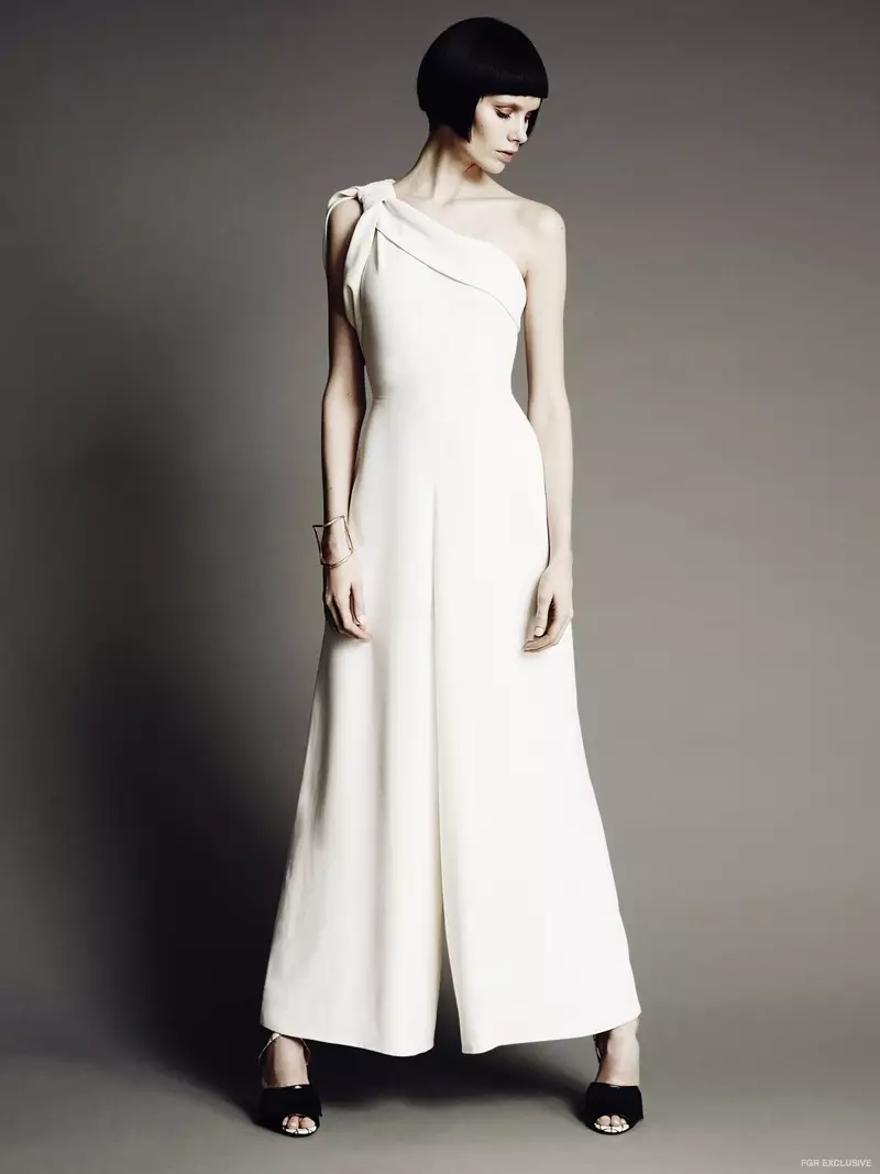 Jumpsuit Alexander McQueen, Bangili Marios Schwab, Viatu Bionda Castana