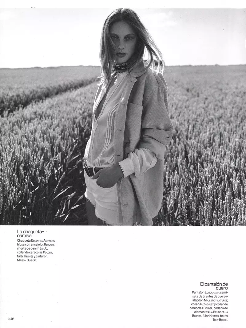 Patricia van der Vliet Models Outdoor Styles for Woman España