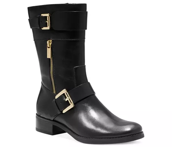 MICHAEL by Michael Kors Leather Flat Boots