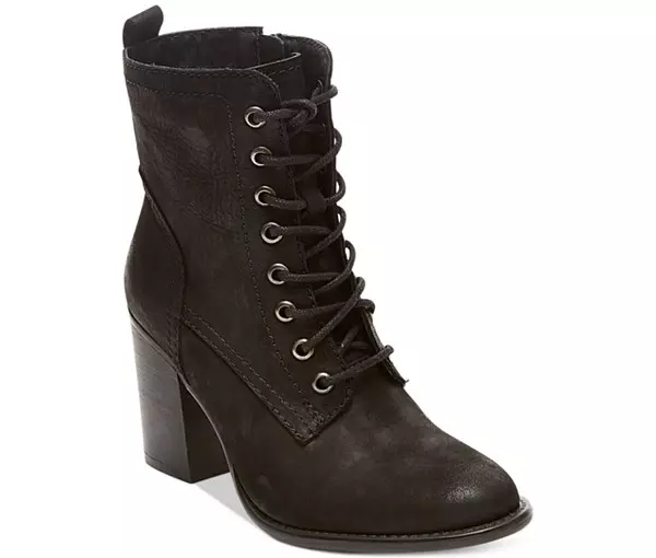 Steve Madden leren veterlaarsjes