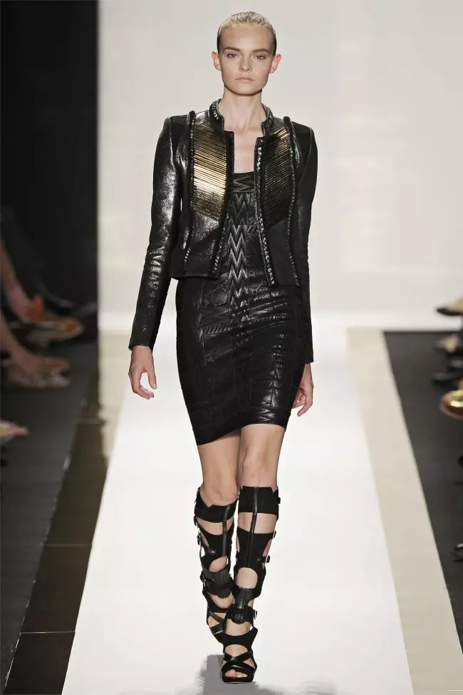 Hervé Leger le Max Azria Earrach 2012 | Seachtain Faisin Nua Eabhrac