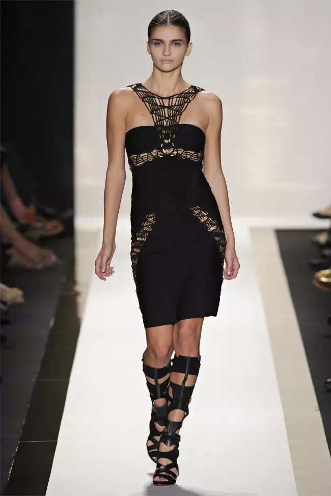 Herve Leger аз ҷониби Макс Азриа баҳори 2012 | Ҳафтаи мӯди Ню-Йорк