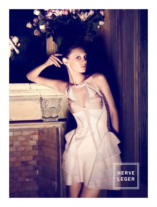 Herve Leger Spring 2011 Campaign | Olga Sherer ni Camilla Akras