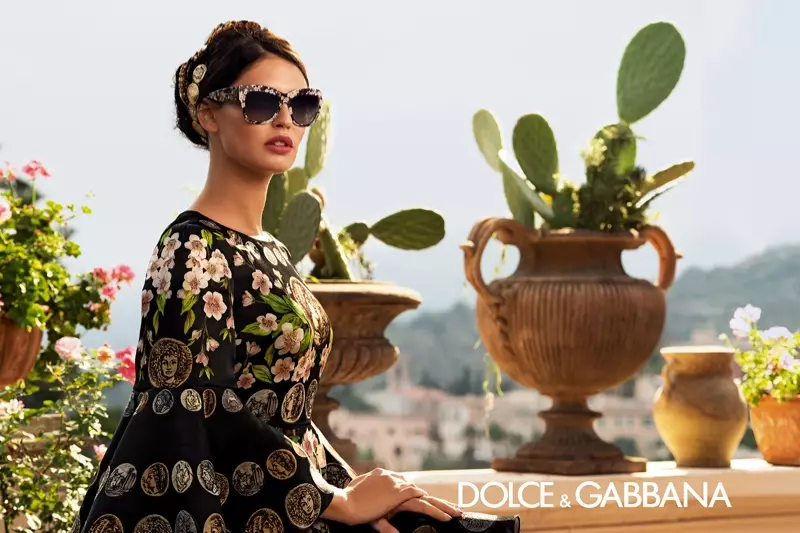 แคมเปญแว่นตา Dolce & Gabbana ฤดูใบไม้ผลิ/ฤดูร้อน 2014