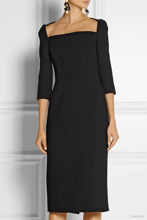 Dolce & Gabbana Stretch-wool midi dress inowanikwa paNet-a-Porter ne$1,662.50