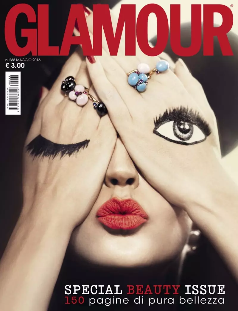 Clara Alonso ໃນ Glamour Italy ເດືອນພຶດສະພາ 2016 Cover