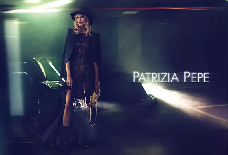 Anja Rubik er 70-tallet elegant for Patrizia Pepes høstkampanje 2012 av Mert & Marcus