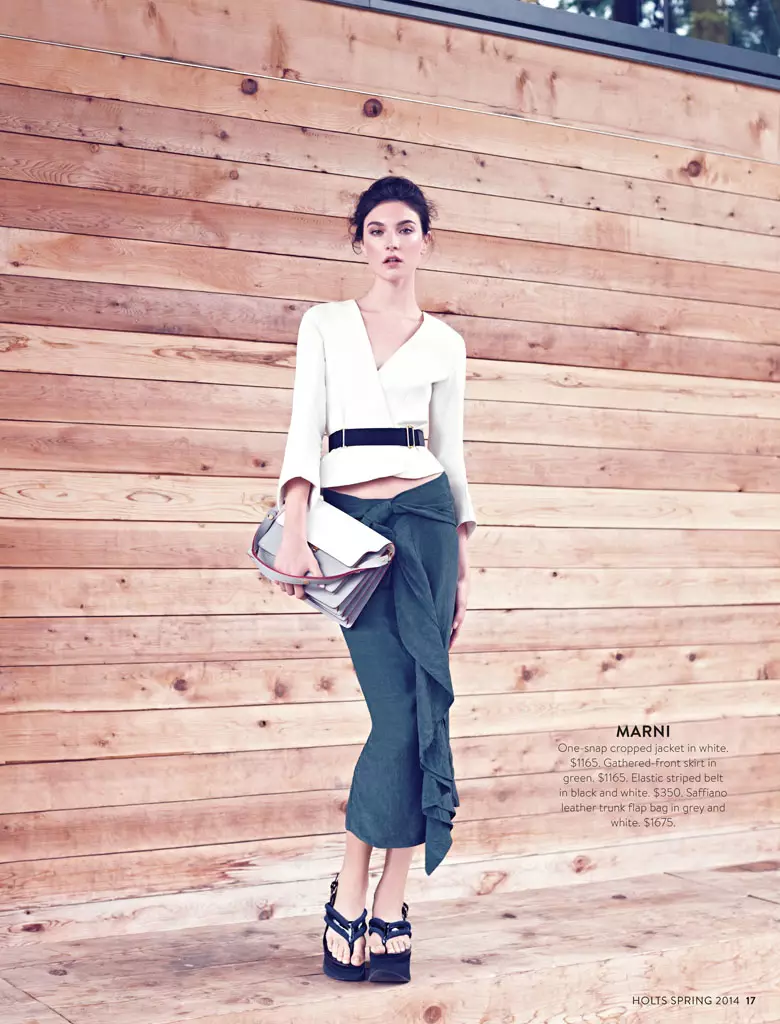 Max Abadian ၏ Holt Renfrew Shoot အတွက် Jacquelyn Jablonski က သရုပ်ဆောင်ထားသည်။