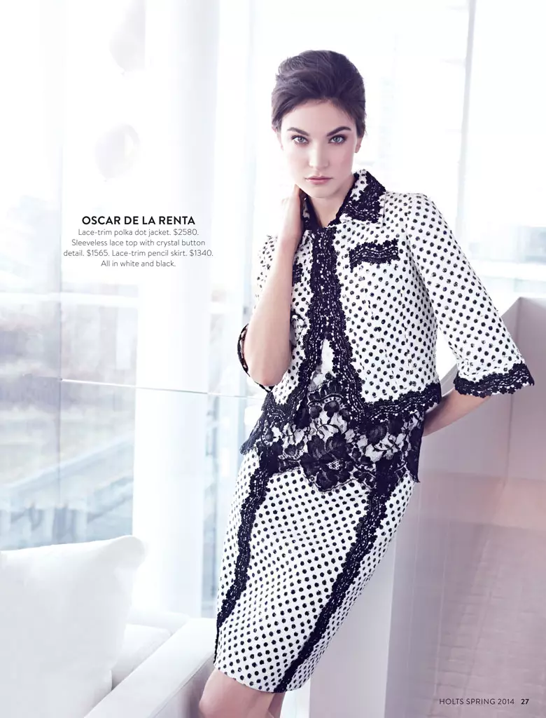 New Classics: Jacquelyn Jablonski Poses for Holt Renfrew ka Max Abadian