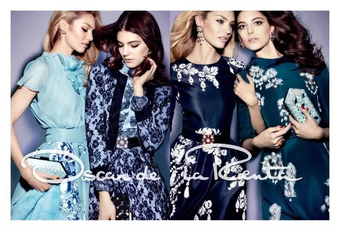 Candice Swanepoel & Katryn Kruger binne twa fan in soarte foar Oscar de la Renta's Fall 2012 Campaign