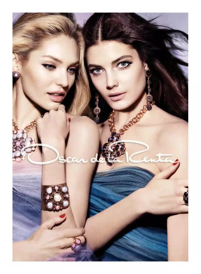 Candice Swanepoel & Katryn Kruger binne twa fan in soarte foar Oscar de la Renta's Fall 2012 Campaign