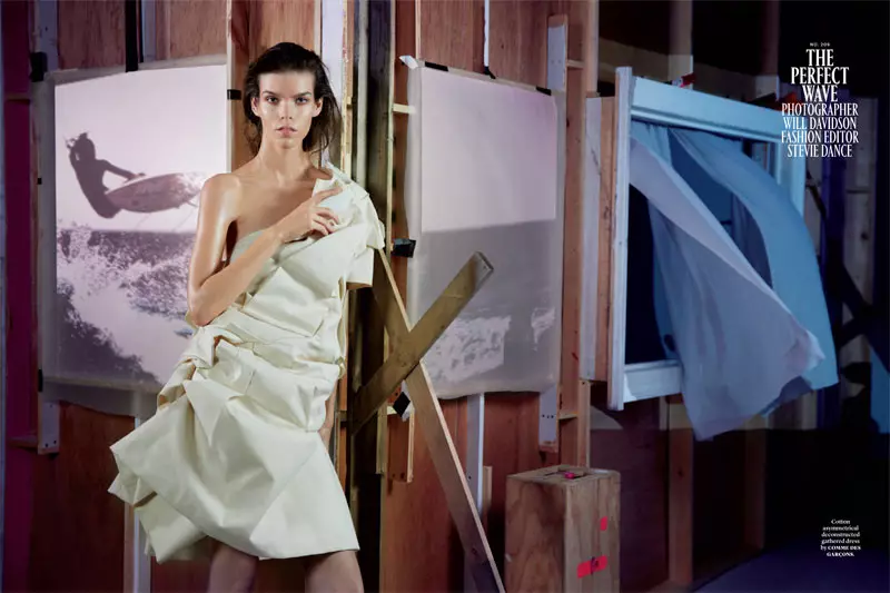 Meghan Collison is Surfer Chic vir Document Journal S/S 2013 deur Will Davidson