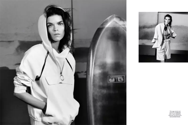 Meghan Collison je Surfer Chic za Document Journal S/S 2013. autora Willa Davidsona