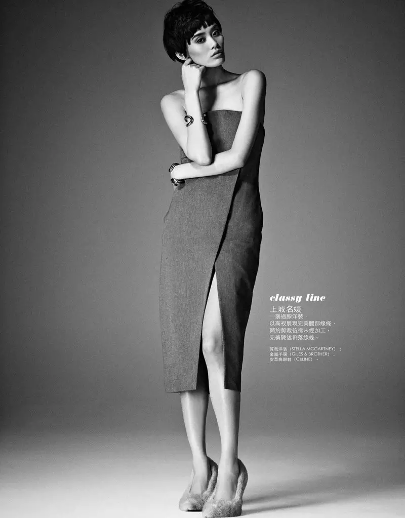 Ο Μινγκ Σι πρωταγωνιστεί στο εξώφυλλο του Elle Taiwan τον Μάρτιο του 2013 από τον Τζέισον Κιμ