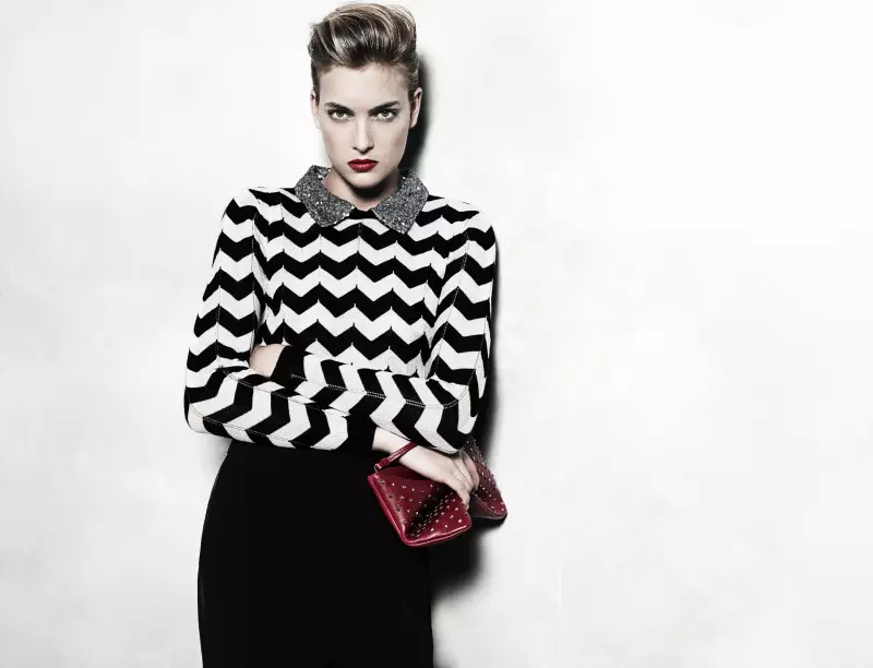 Mango-k Ophelie Rupp ukitzen du 2012ko azaroko Lookbook-erako