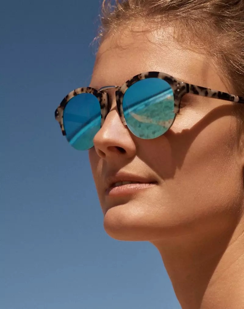 Gafas de sol Madewell Memphis en Milky Tort