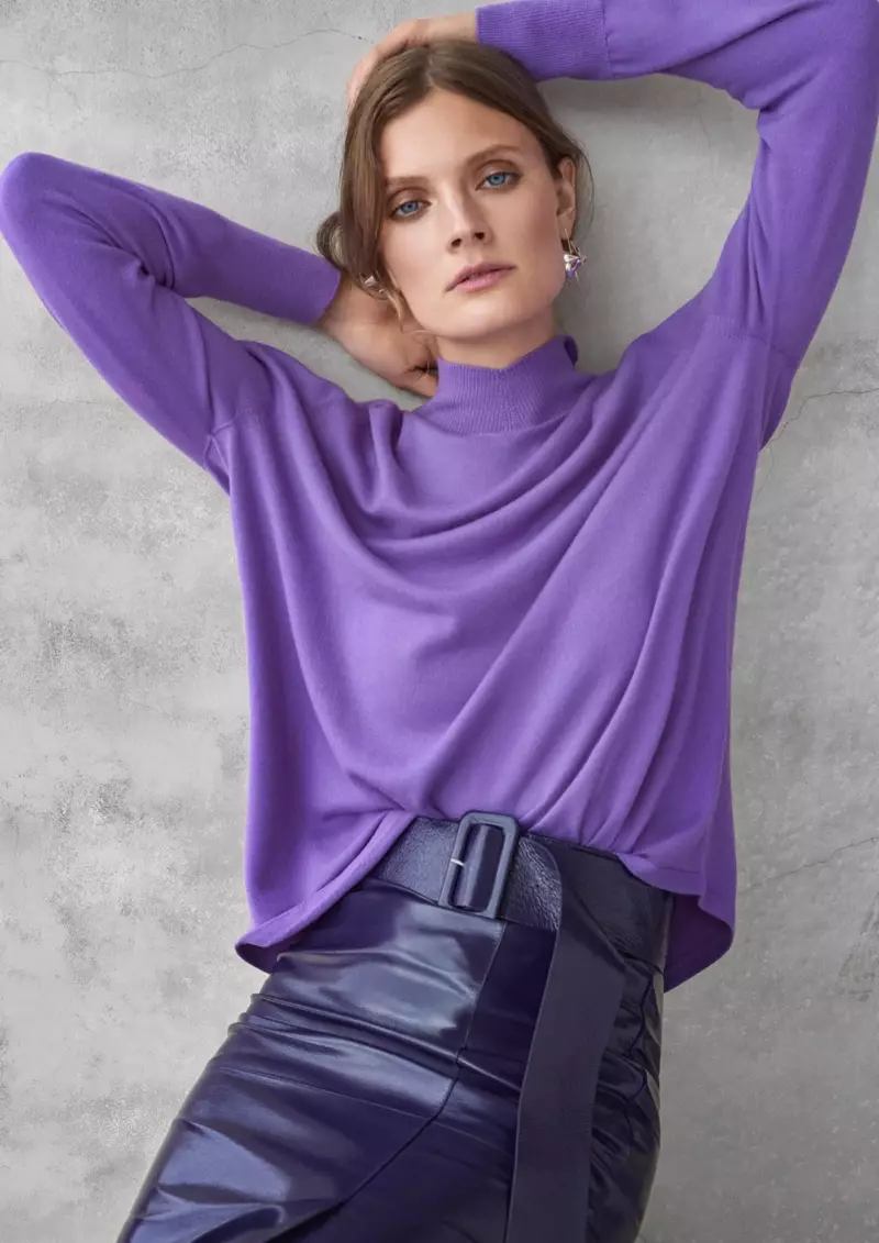 Modellen Constance Jablonski är ansiktet utåt för Ellassays höst-vinterkampanj 2019