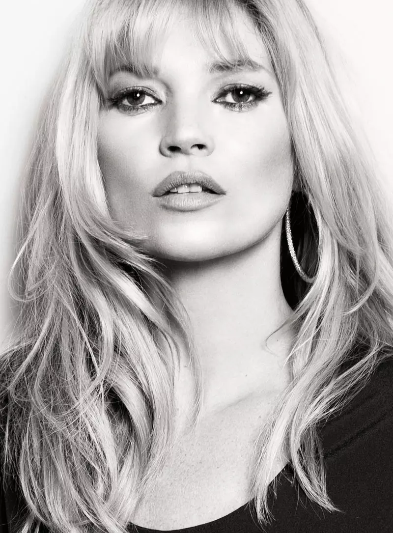 U-Kate Moss womkhankaso we-Mango Spring 2012 ka-Terry Richardson