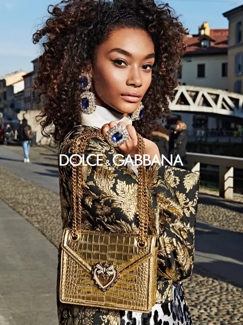 Cheyenne Maya-Carty luan në fushatën Dolce & Gabbana vjeshtë-dimër 2019