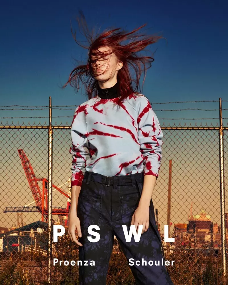 Lumilitaw si Remington Williams sa kampanya ng PSWL Proenza Schouler spring 2019