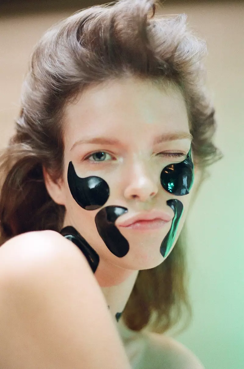 Meghan Collison | Beauty Mask Editorial | Vogue Ukraine