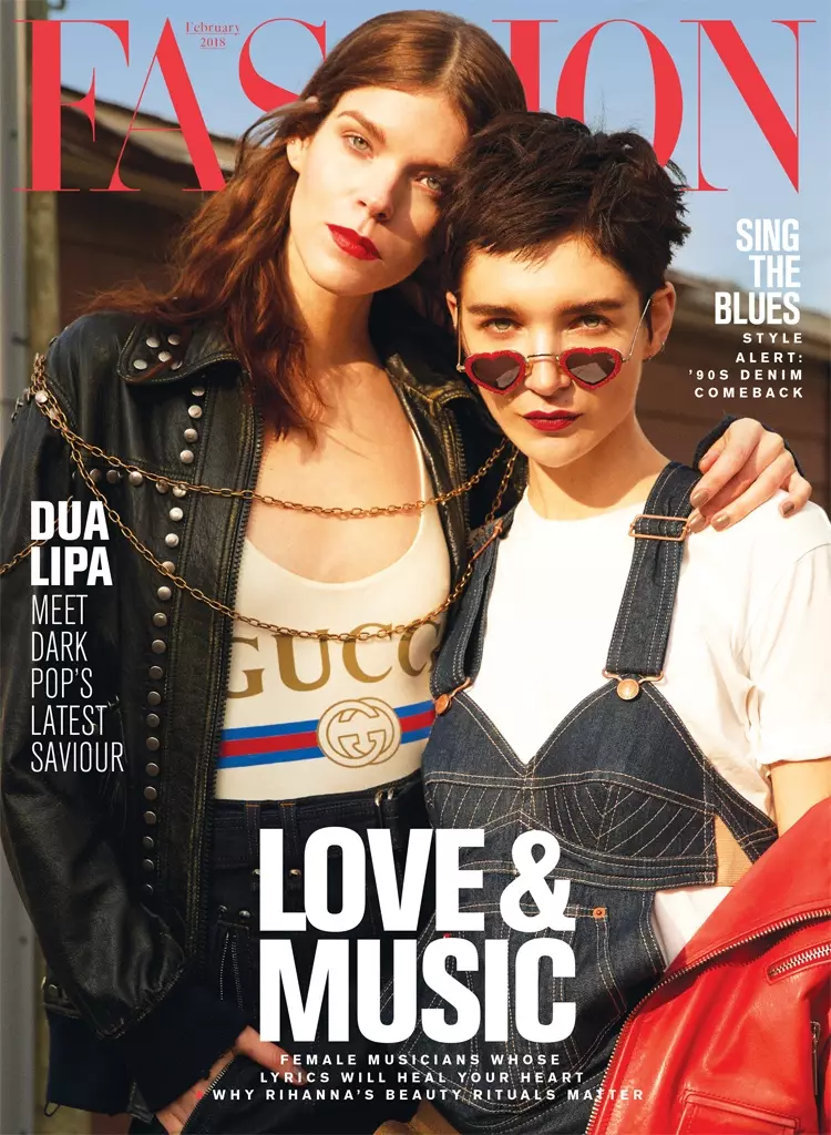 Meghan Collison & Janice Alida Gaya Rock 90 kanggo Majalah FASHION