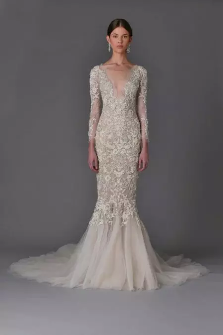 Marchesa Bridal fa vestits diàfans per a la primavera 2017